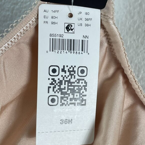 NEW Wacoal Womens 36H Full Coverage Bra Beige Underwire - Picture 4 of 8